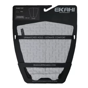 View of a white Top Quality Surf Pads with no arch in the packaging with + pattern.