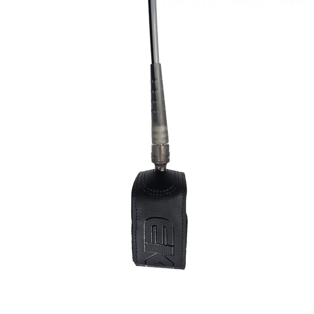 Ekahi Leash O carbon surfboard, black deck, product photo