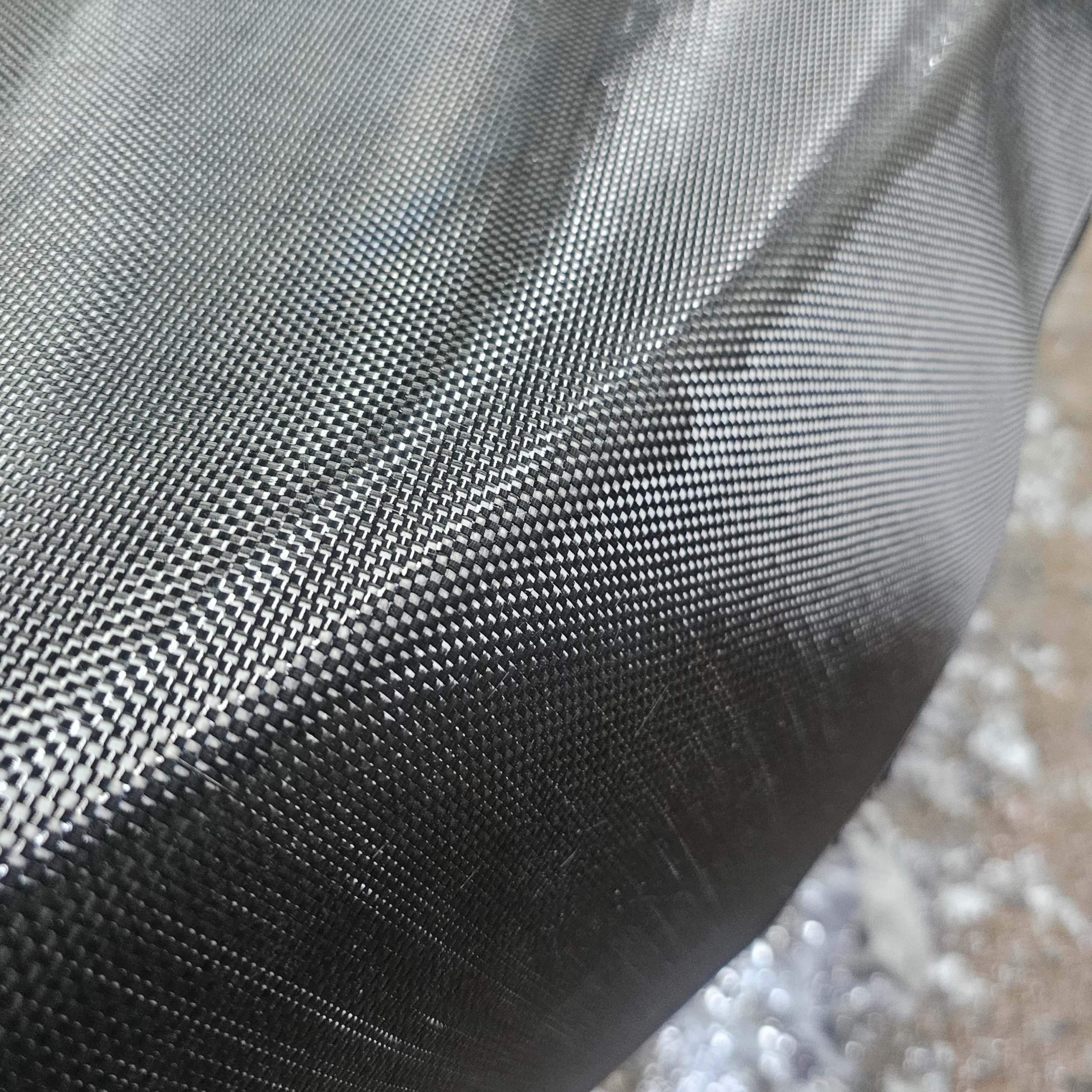 View of the carbon fiber