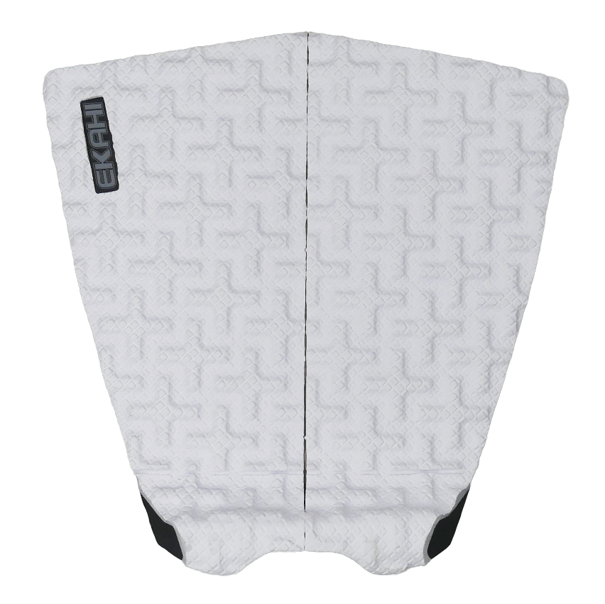 View of a white Top Quality Surf Pads with no arch with + pattern.