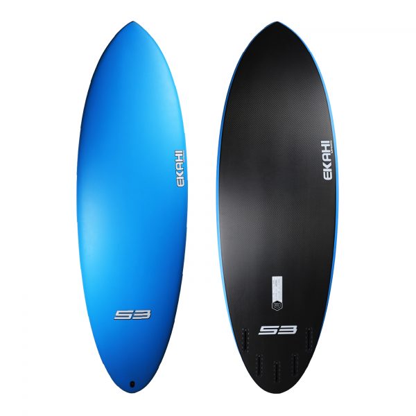 53 - Blue - 5'6" x 19 3/4" x 2 3/8" (28.60L) - High Performance Fins Included