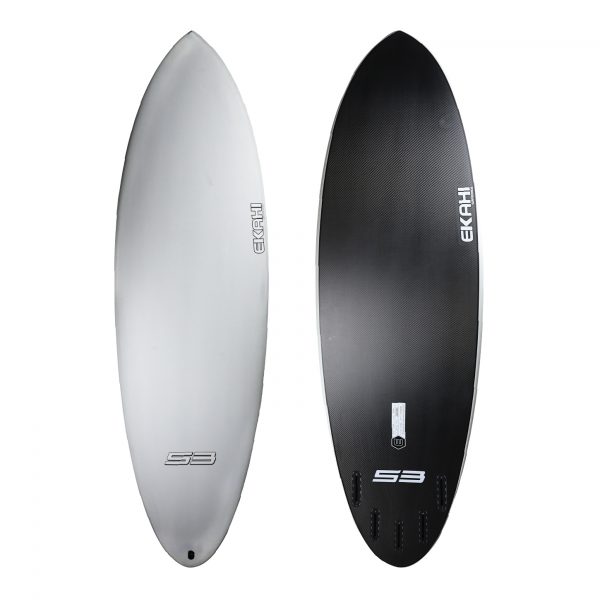 53 - White - 6'4" x 21" x 2 13/16" (41.43L) - High Performance Fins Included