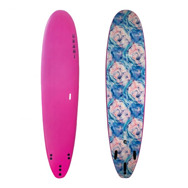 8' - Hot Pink / Mandala - 8' x 22" x 3" (68L) - Removable Fins Included