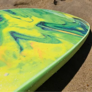 6' - Green / Tie Dye - 6' x 20 3/4