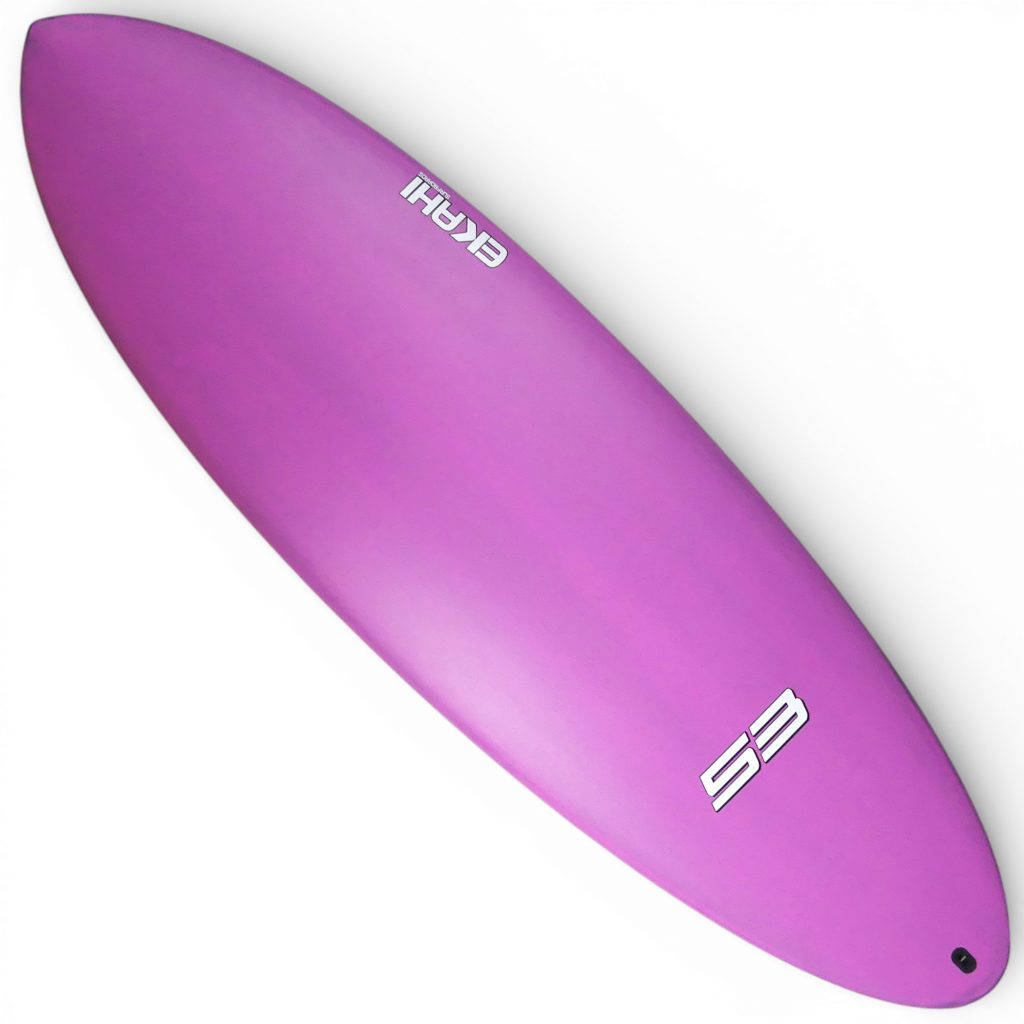 EKAHI 53 planche de surf hybride – rose dessus