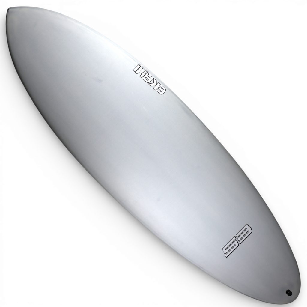 EKAHI 53 planche de surf hybride – blanc dessus