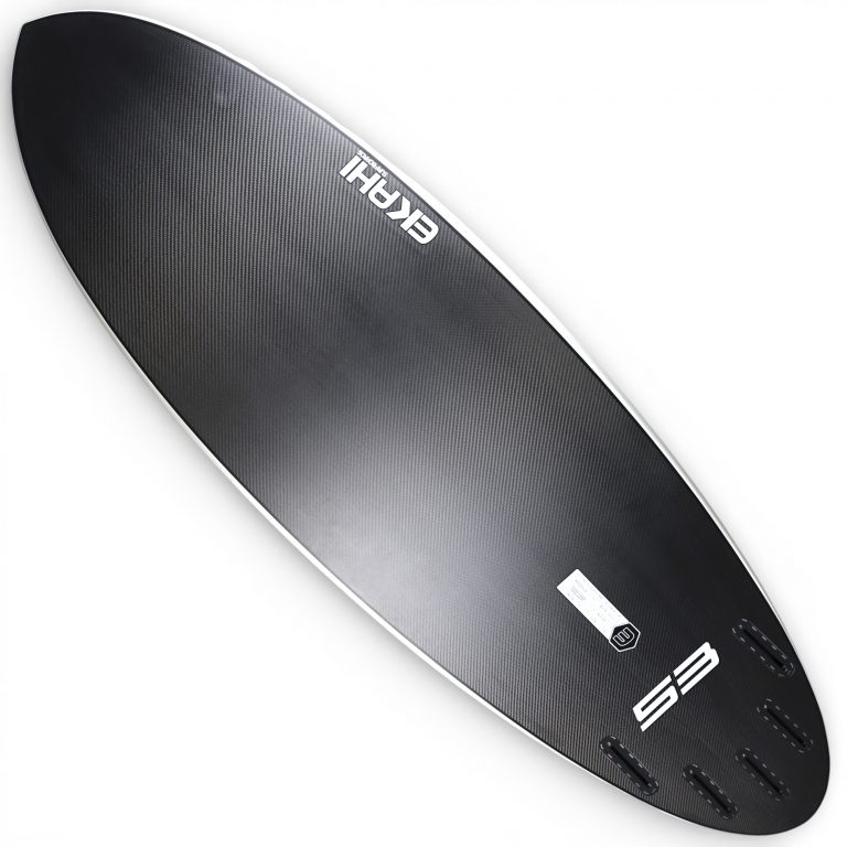 Ekahi 53ft soft-top surfboard, solid white