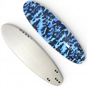 6'6 - Grey / Blue Camo - 6'6 x 21