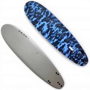 7' - Grey / Blue Camo - 7' x 21 1/2