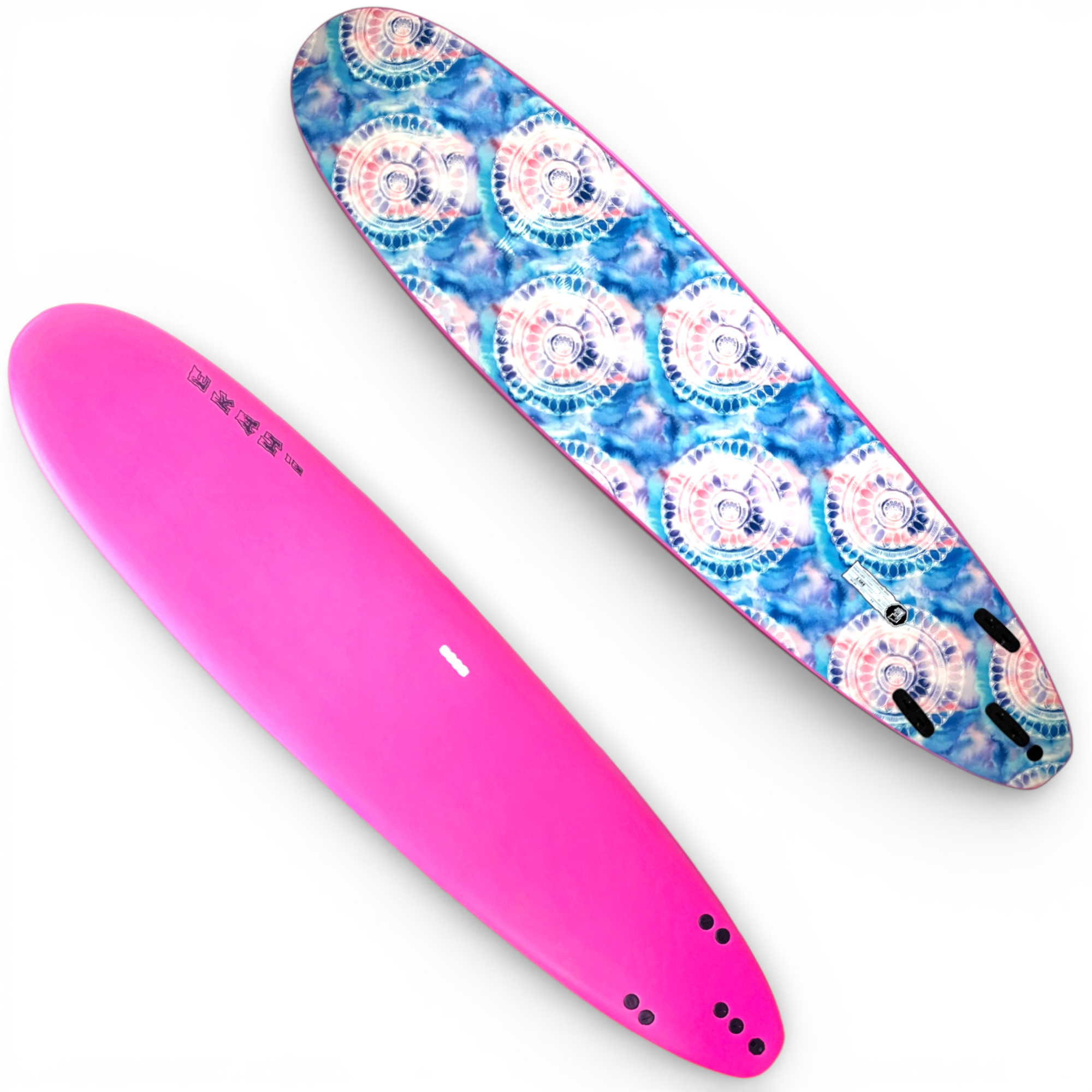 8' - Pink / Mandala - 8' x 22" x 3" (68L) - Removable Fins Included