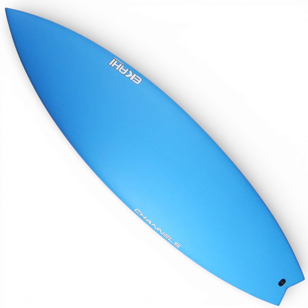 EKAHI CHANNELS planche channel bottom – bleu dessus