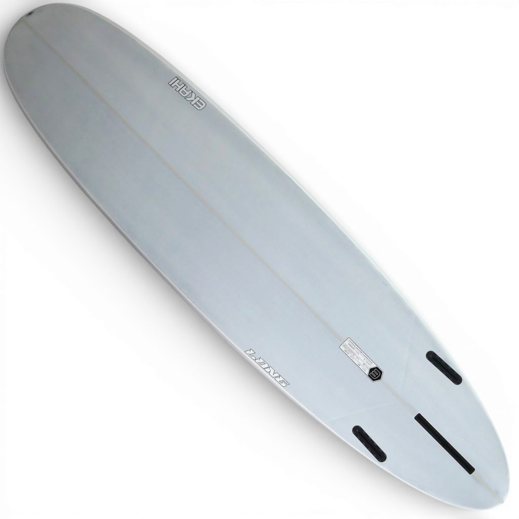 EKAHI LONG carbon performance longboard – white bottom