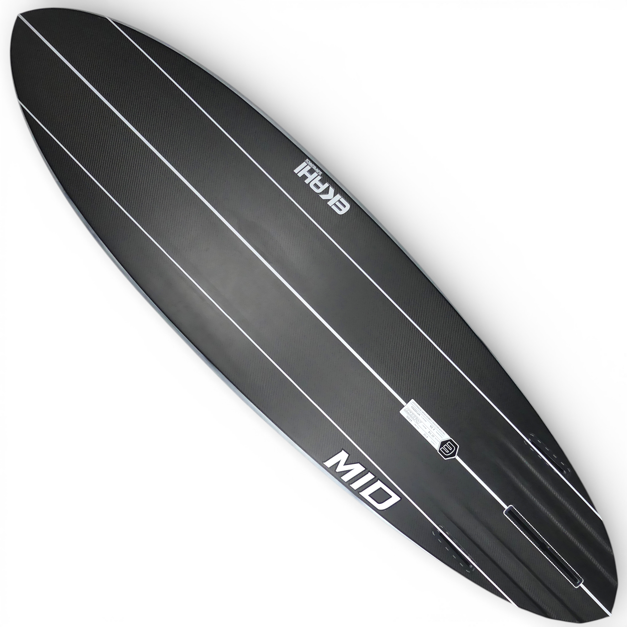 MID 2+1 - White - 6'10 x 20 7/8" x 2 3/4" (43.22L) - High Performance Fins Included - Image 2
