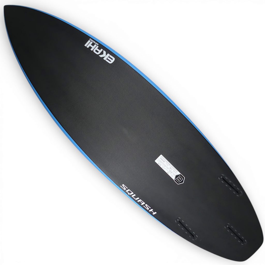 EKAHI SQUASH squash tail surfboard – blue bottom