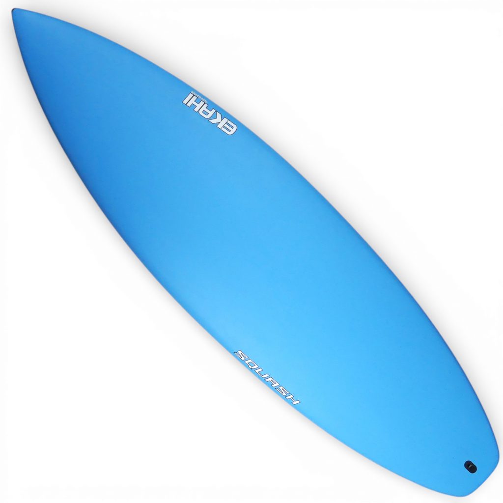 EKAHI SQUASH squash tail surfboard – blue deck