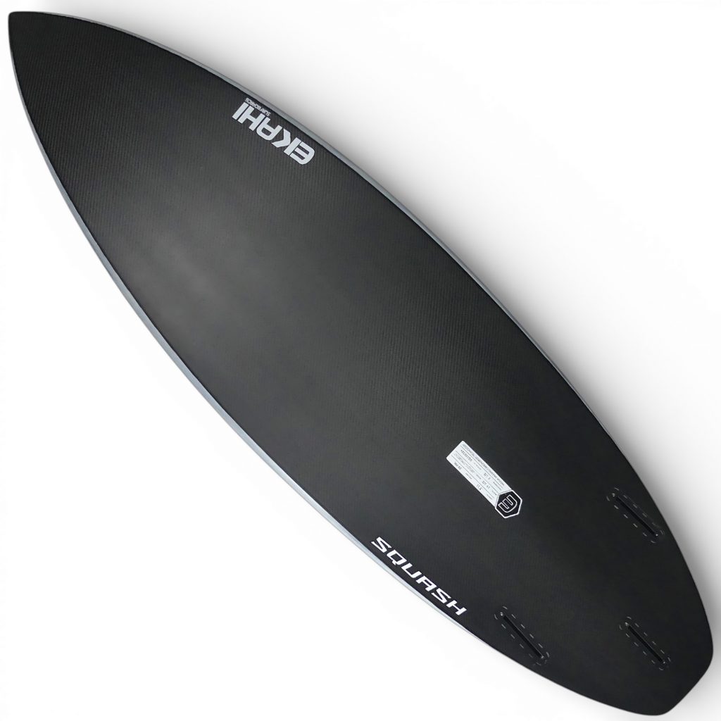 EKAHI SQUASH squash tail surfboard – grey bottom