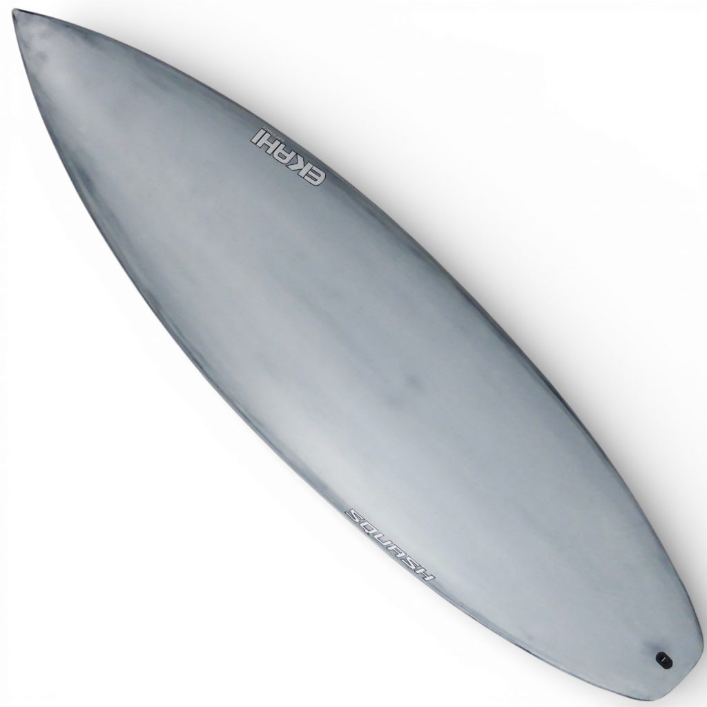 EKAHI SQUASH squash tail surfboard – grey deck