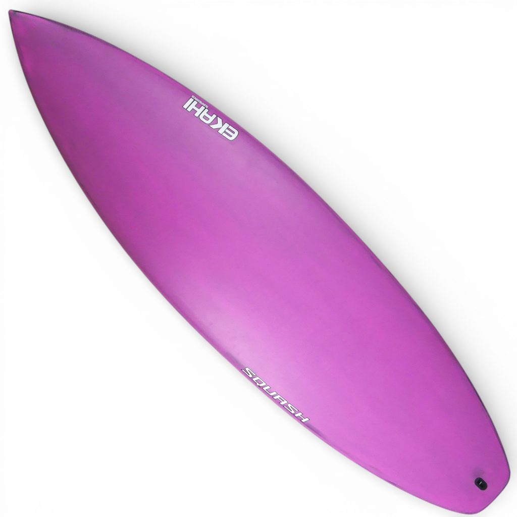 EKAHI SQUASH squash tail surfboard – pink deck
