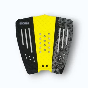 SQUASH - Black/Yellow/Grey Marble - Traction Pad - Square