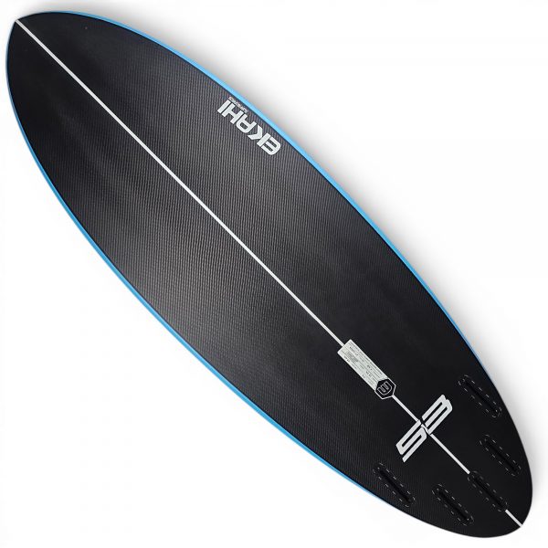 53 Blue Carbon Hybrid Surfboard | EKAHI