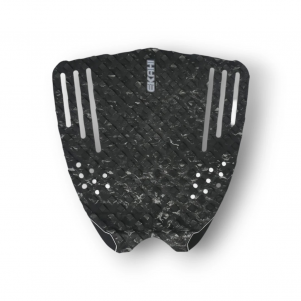 ROUND - Black Grey Marble - Traction Pad - Square